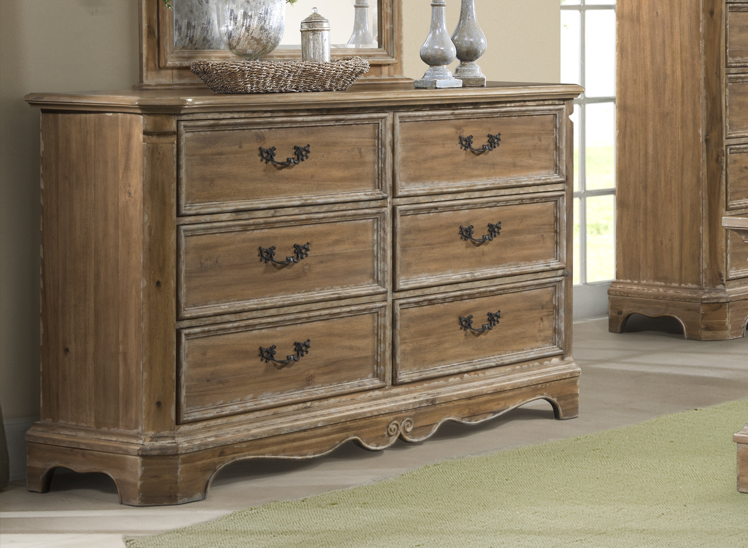 Ophelia Co Elena 6 Drawer Double Dresser Wayfair Elena 6 Drawer Double Dresser