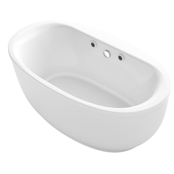 Sunstruck® 66 x 36 Oval Freestanding Air Bathtub by Kohler