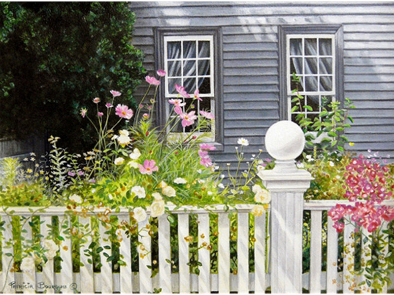 Hadleyhouseco Victorian Garden By Patricia Bourque Painting