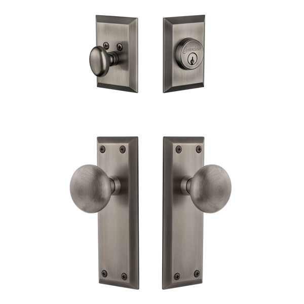 Fifth Avenue Single Cylinder Knob Combo Pack by Grandeur