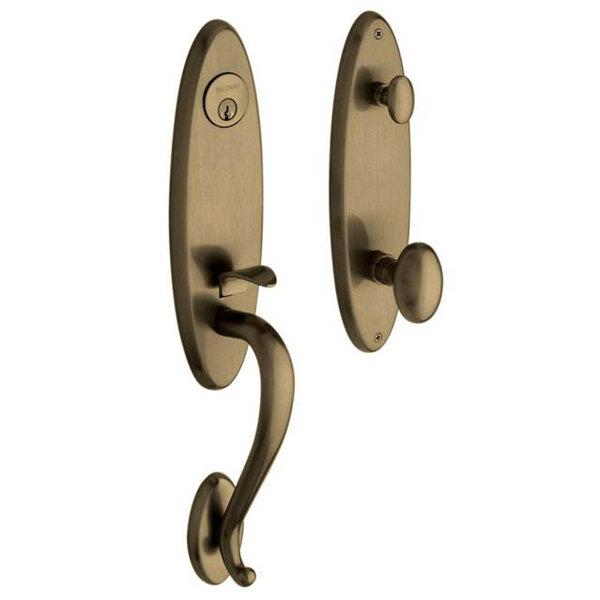 Blakely Single Cylinder Handleset with Interior Knob and Emergency Egress by Baldwin