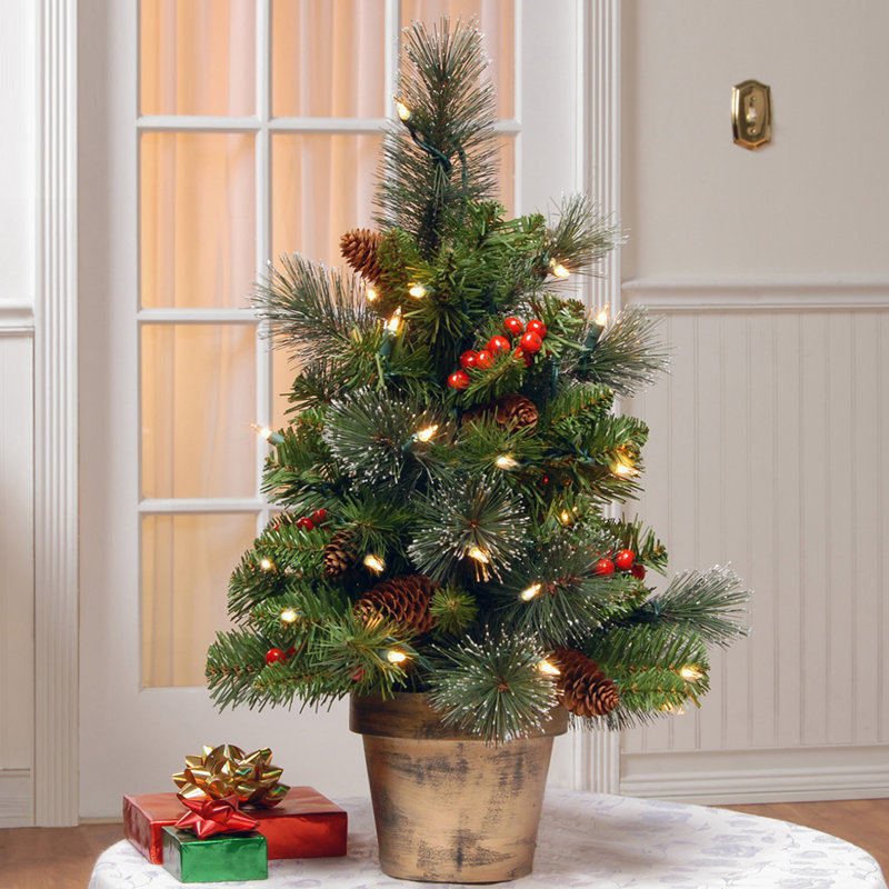 gold hill spruce 2 green small artificial christmas tree with clear lights - Small Artificial Christmas Tree gold hill spruce 2 green small artificial christmas tree with clear lights - Small Artificial Christmas Tree