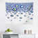 East Urban Home Ambesonne Blue Tapestry, Abstract Ovals ...