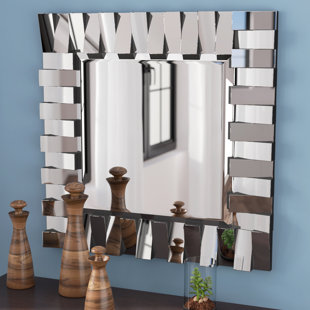 Long Silver Mirror Wayfair Square Silver Wall Mirror
