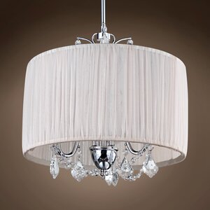 Gemma 5-Light LED Drum Chandelier