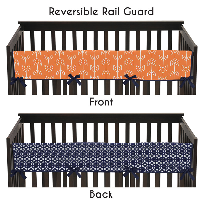Sweet Jojo Designs Arrow Long Crib Rail Guard Cover & Reviews Wayfair