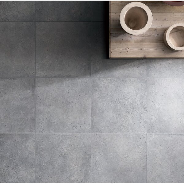 RD-TILE Nova Stone Series 24" x 24" Porcelain Field Tile in Gray | Wayfair