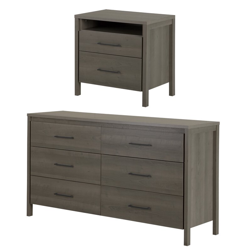 South Shore Gravity Double Dresser And Nightstand Set Reviews