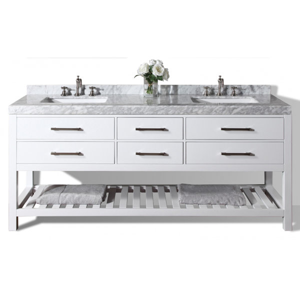 Ancerre Designs Elizabeth 72" Double Bath Vanity Set & Reviews Wayfair