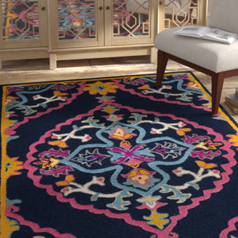 Darby Home Co Archambault Floral Handmade Tufted Wool Beige Area Rug Reviews Wayfair