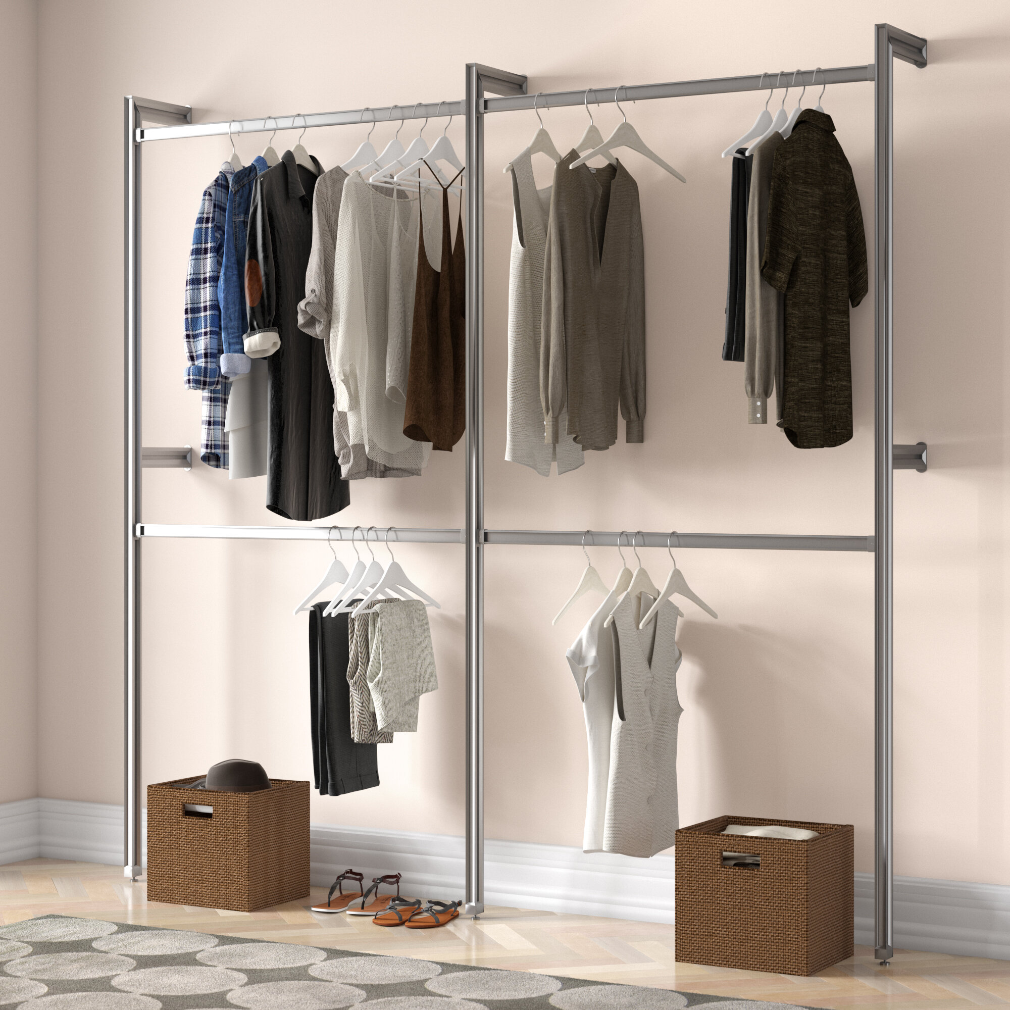 Space Pro Relax 233cm Wide Clothes Storage System Reviews