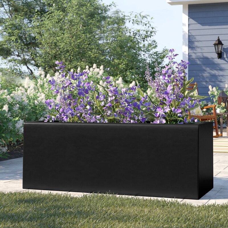 Sol 72 Outdoor Barclay Rectangle Fiberglass Planter Box & Reviews | Wayfair