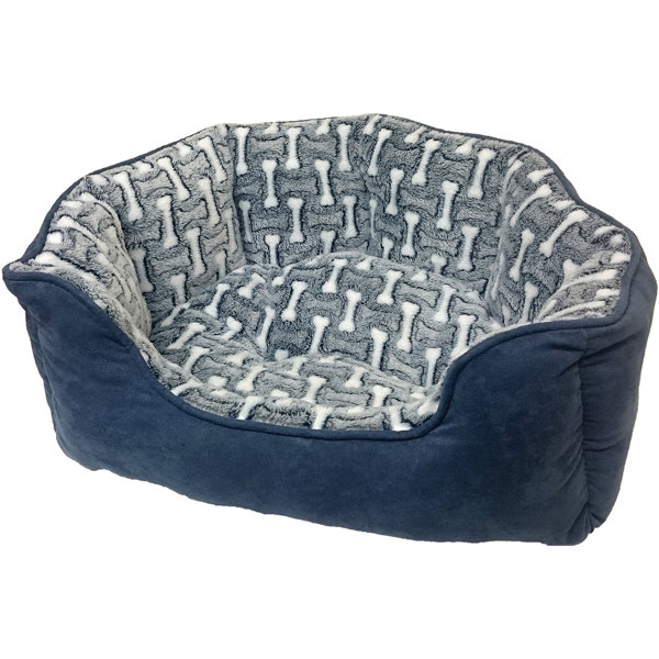 Sleep Zone Cuddle Cave Corduroy Bolster Dog Bed by Ethical Pet