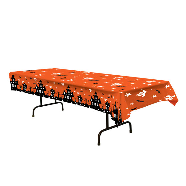 Halloween Haunted House Tablecloth