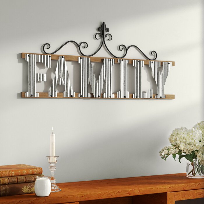 Winston Porter Family Sign Wall Decor Reviews Wayfair Ca