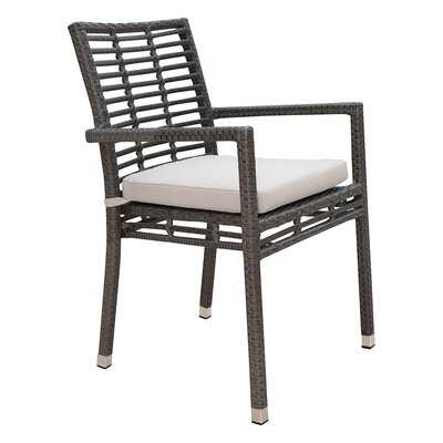 Panama Jack Stacking Patio Dining Chair With Cushion Color