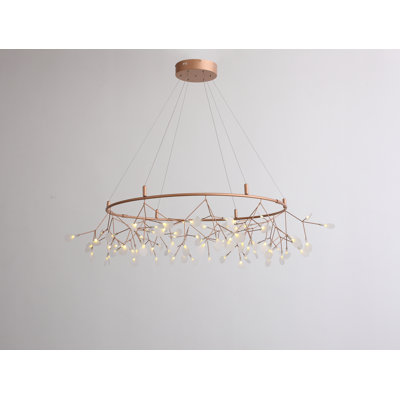 Symone Shaded Wagon Wheel Chandelier Brayden Studio
