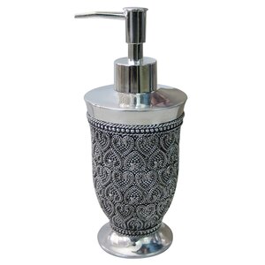 Whitechapel Beaded Heart Soap & Lotion Dispenser