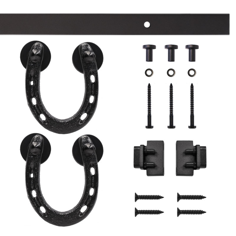 Quiet Glide Horseshoe Miniature Standard Single Track Barn Door Hardware Kit Wayfair