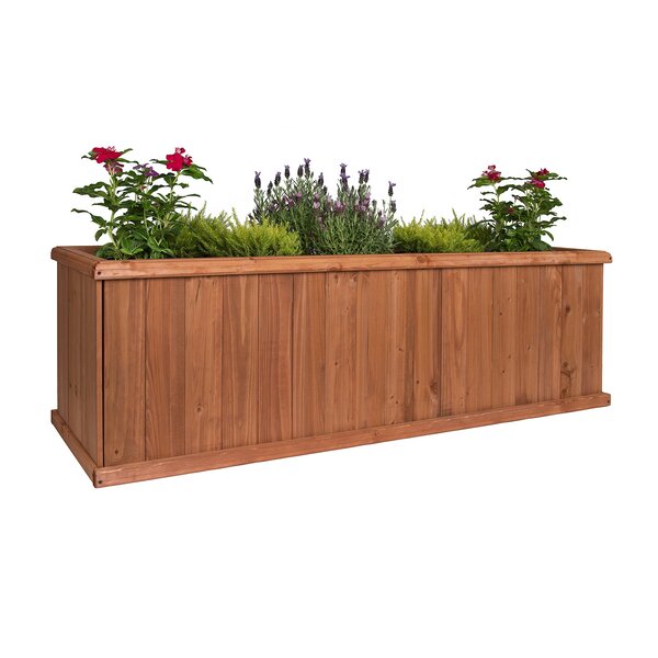 Churchill Cedar Planter Box by Greenstone Garden Structures