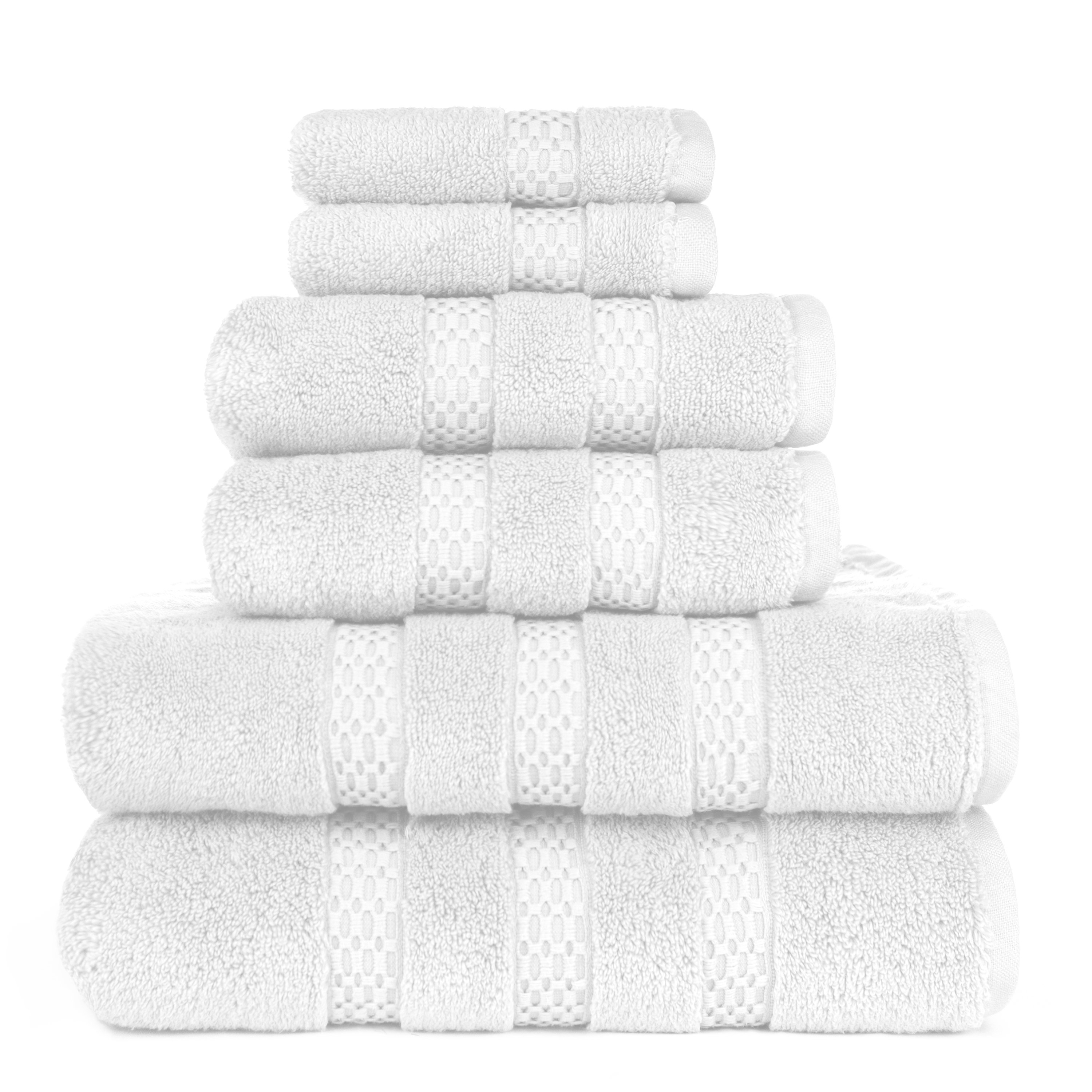 ULTIMATE LUXURY BOUTIQUE 600GSM WHITE ZERO TWIST 100/% COTTON TOWELS AND SETS