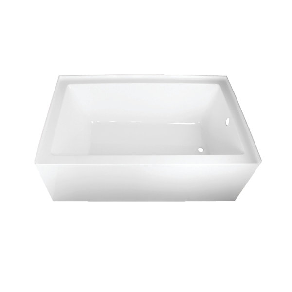 Acrylic 60 x 36 Alcove Soaking Bathtub by Kingston Brass