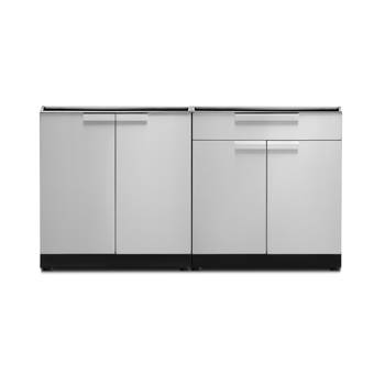 Newage Products Stainless Steel 3 Piece Free Standing Modular