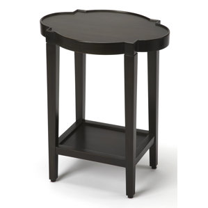 Danette Quatrefoil End Table by Rosdorf Park