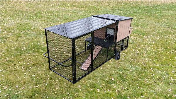 Mobile Urban Coop with Chicken Run by K9 Kennel
