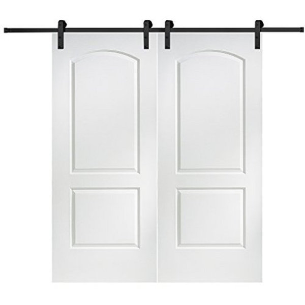Caiman Solid MDF Panelled Slab Interior Barn Door by Verona Home Design