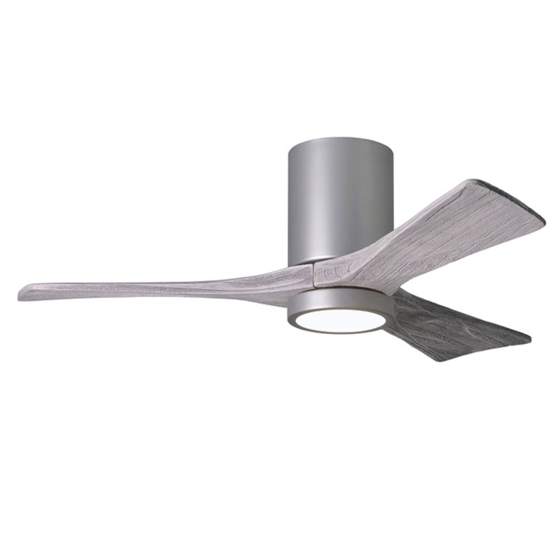 42 Trost 3 Blade Hugger Ceiling Fan With Wall Remote And Light