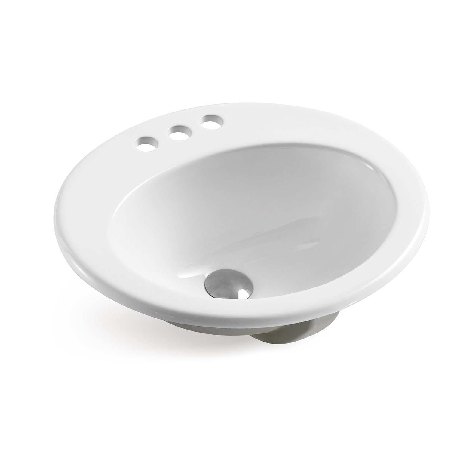 Amuer International White Ceramic Oval Drop In Bathroom Sink With Overflow Wayfair Amuer International White Ceramic Oval Drop In Bathroom Sink With Overflow Wayfair