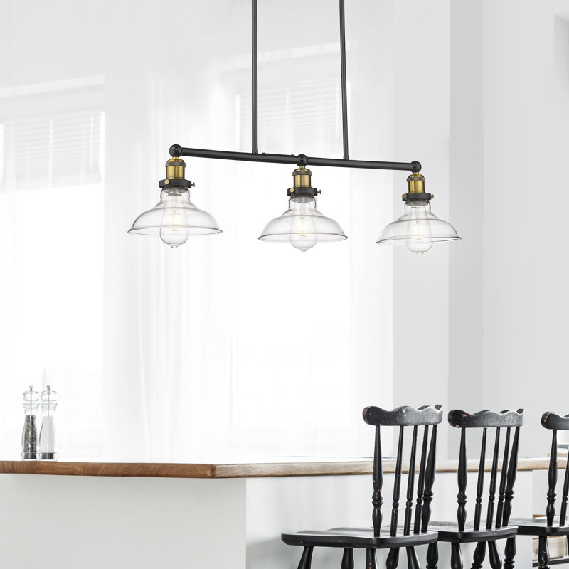 Ove Decors Elgin 3 - Light Kitchen Island Linear Pendant ...