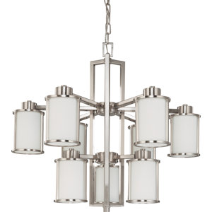 Floyd 9-Light Shaded Chandelier