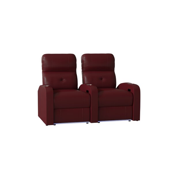 Tufted Home Theater Row Seating (Row Of 2) By Latitude Run