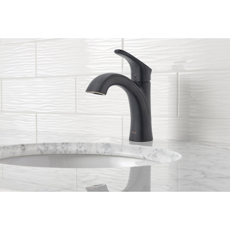 Pfister Weller Single Hole Bathroom Faucet With Drain Assembly