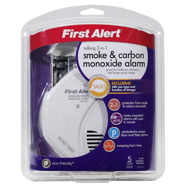 Combination Smoke and Carbon Monoxide Voice Alarm by First Alert