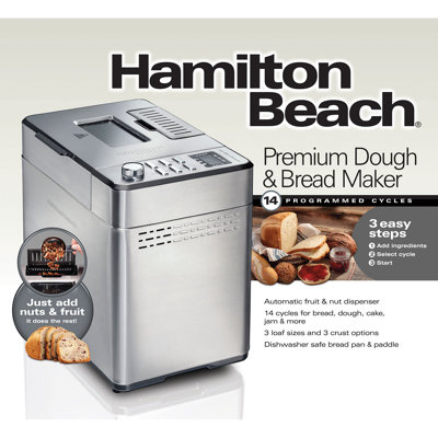 Hamilton Beach Premium Dough Bread Maker Hamilton Beach