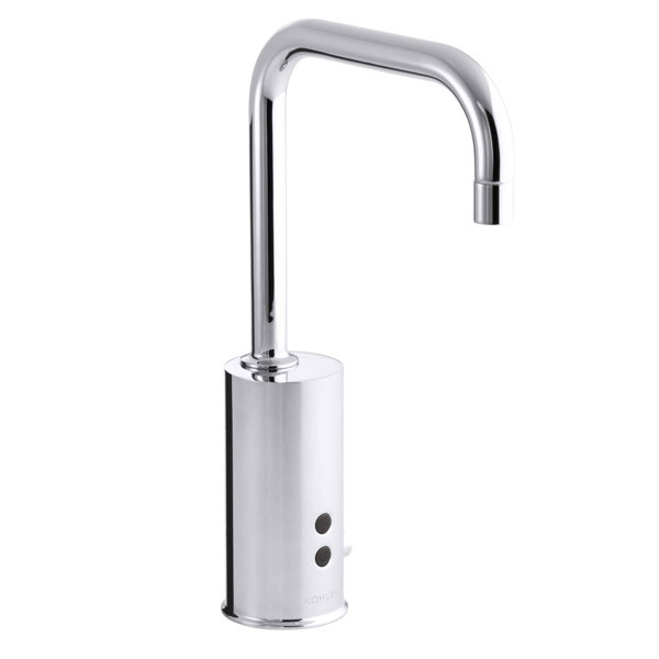 Gooseneck Single-Hole Touchless Dc-Powered Commercial Faucet with Insight Technology and Temperature Mixer by Kohler