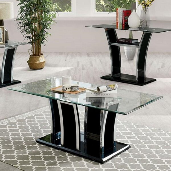 Staten Pedestal Coffee Table With Storage By Williams Import Co.