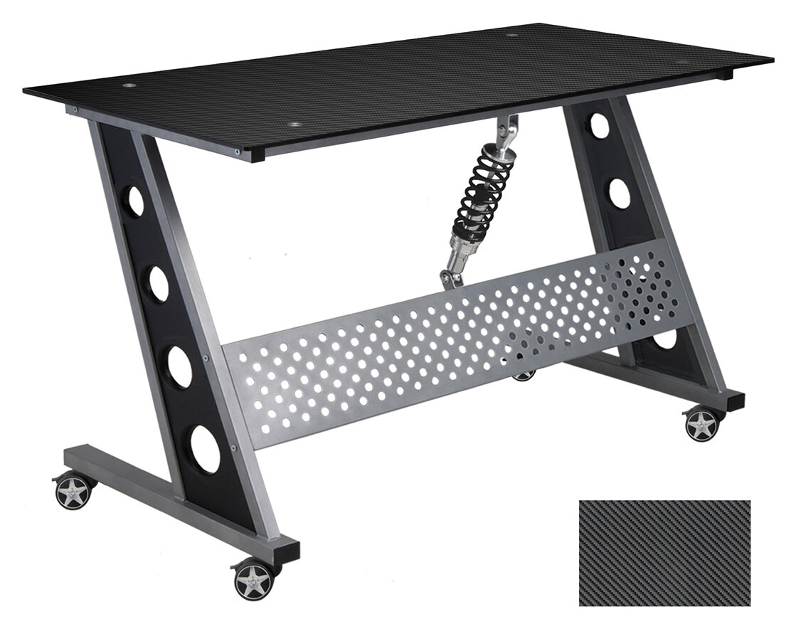 Ebern Designs Mummert Carbon Fiber Compact Writing Desk Wayfair