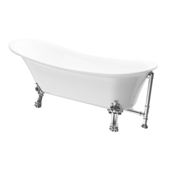 Dorya 69 x 28 Freestanding Soaking Bathtub by A&E Bath and Shower