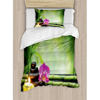 One Allium Way Amery Single Reversible Duvet Cover Reviews Wayfair