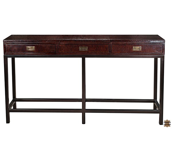 Morais Embossed Console Table By Astoria Grand