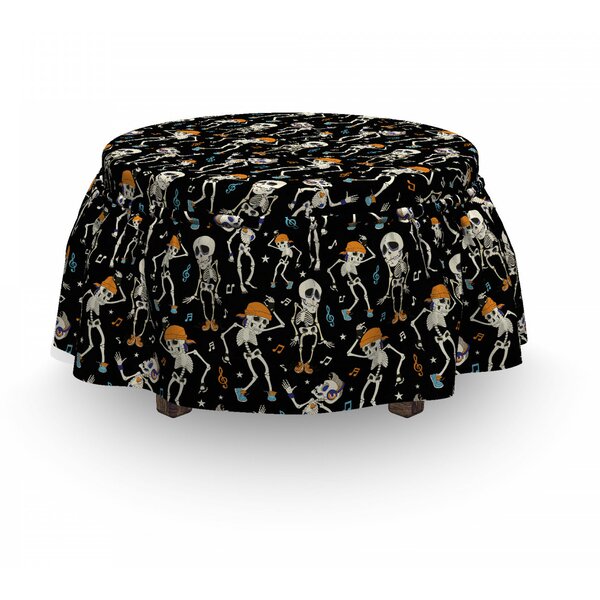 Halloween Party Ottoman Slipcover (Set Of 2) By East Urban Home