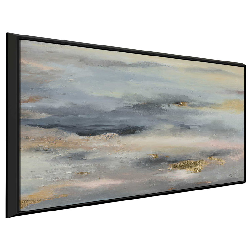 Ebern Designs A Light In The Dark Framed Acrylic Painting Print