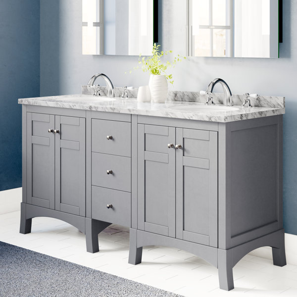 Piccirillo 60 Double Bathroom Vanity Set by Brayden Studio