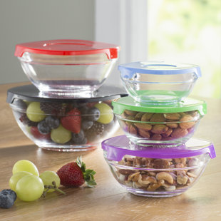 Wayfair Basics Gl 5 Container Food Storage Set Jpg Wayfair Basics Gl 5 Container Food Storage Set