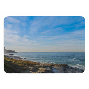 Sky Over the Ocean by Nick Nareshni Memory Foam Bath Mat