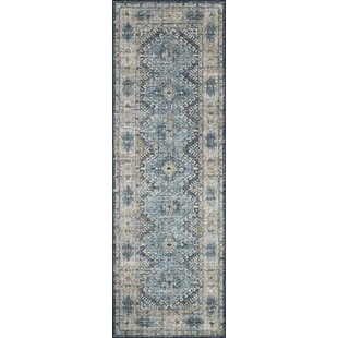 Customizable,Blue-0.8×7m Multiple Sizes CAICAI Runner Rugs Hallway Abstract Design Soft Dense Pile Stain Resistant Long Cuttable 